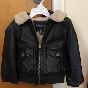 Adorable London Fog Bomber Jacket 24M